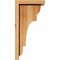 Ekena Millwork New Brighton Rough Sawn Corbel w/Backplate, Western Red Cedar, 6"W x 8"D x 16"H COR06X08X16NEB01RWR - alternate 2